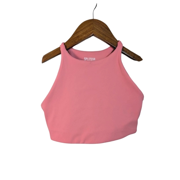 SPLITS59 Pink Claudia Techflex Sports Bra Size XS - Picture 1 of 8